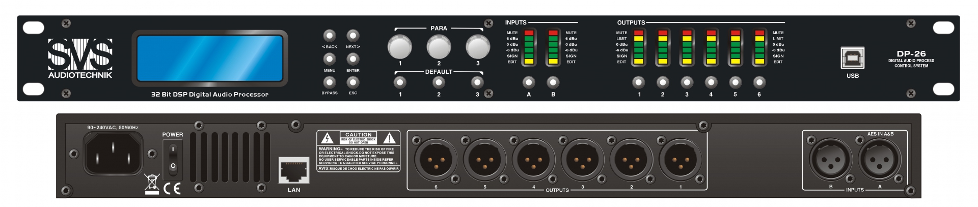 SVS Audiotechnik DP-26 Цифровой процессор: 2 входа 6 выходов в Советской Гавани