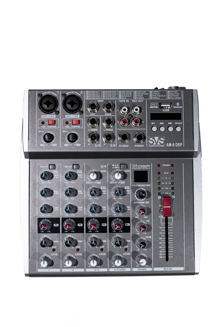 SVS Audiotechnik mixers AM-6 DSP Микшерный пульт аналоговый, 6-канальный SVS Audiotechnik mixers в Советской Гавани